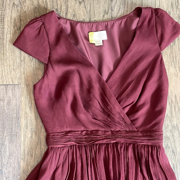J Crew Burgundy Dress NWT Crew Tie Strap Midi Satin Dress Burgundy Red BY268 J Crew Burgundy Dress NWT Crew Tie Strap Midi Satin Dress Burgundy Red BY268
